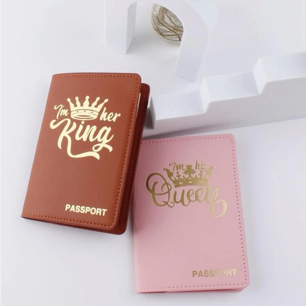 King & Queen Passport Holders